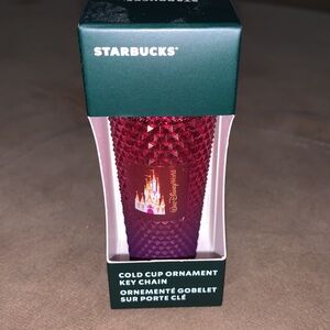 Disney Parks Starbucks Cup Keychain WDW